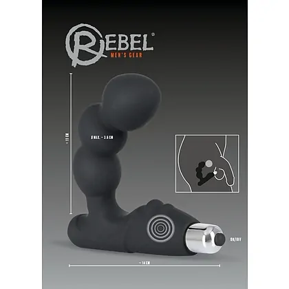 Stimulator Rebel Prostate Negru