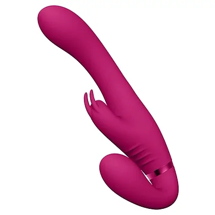 Suki Vibrating Strapless Strap-on Rabbit Roz