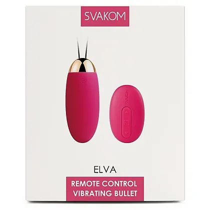 Svakom Elva Remote Control Vibrating Egg Roz