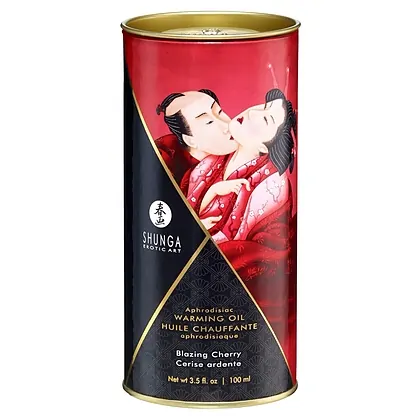 Ulei Masaj Shunga Aphrodisiac Warming Cirese 100ml