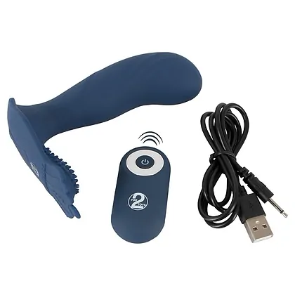 Vibrating Anal Plug You2Toys Albastru