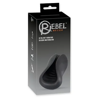 Vibrating Open Sleeve Negru