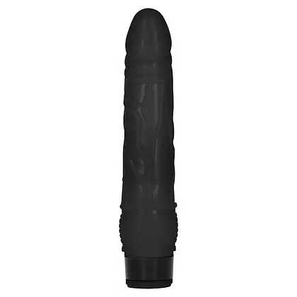 Vibrator 20.3cm Thin Realistic Negru