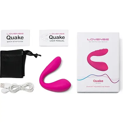 Vibrator Ajustabil Lovense Dolce Dual Roz