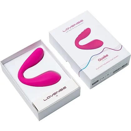 Vibrator Ajustabil Lovense Dolce Dual Roz