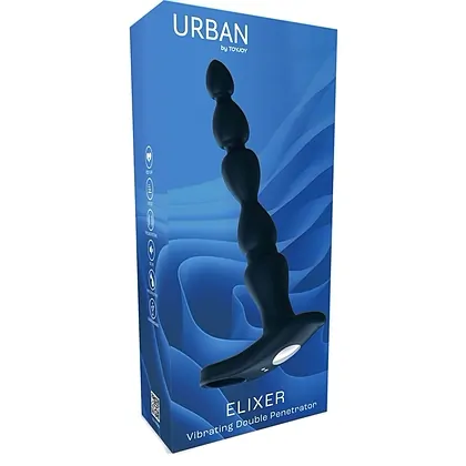 Vibrator Anal ELIXER Double Albastru