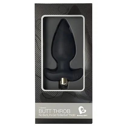 Vibrator Anal Plug Throb Negru