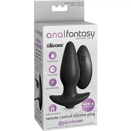 Vibrator Anal Remote Control Negru