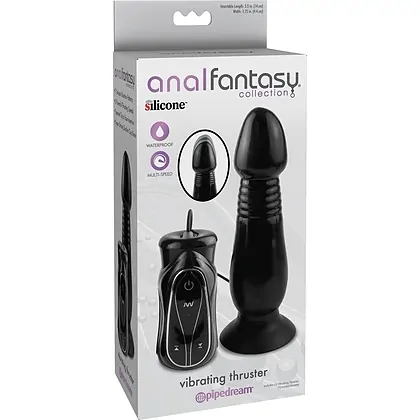 Vibrator Anal Thruster Fantasy Collection Negru