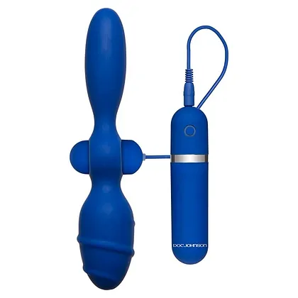 Vibrator Anal Titanmen Double Tool Albastru