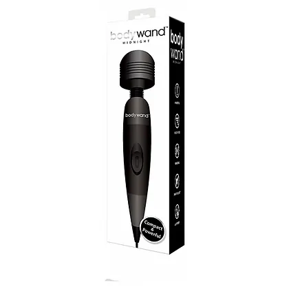 Vibrator Bodywand Midnight Plug-in Negru