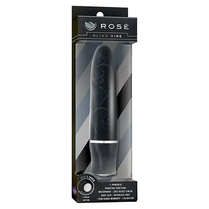 Vibrator Clasic Rose Bliss Vibe Negru