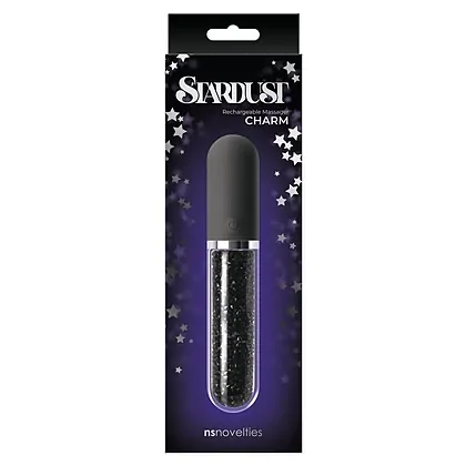 Vibrator Clasic Stardust Charm Negru