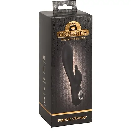 Vibrator Cleopatra Rabbit Negru