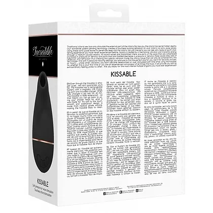 Vibrator Clitoridian Kissable Negru