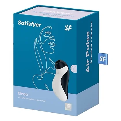 Vibrator Clitoridian Satisfyer Orca Alb