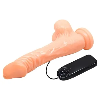 Vibrator Cu Ventuza Baile 21cm