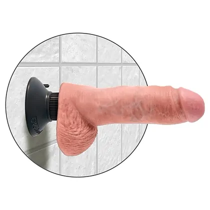 Vibrator cu Ventuza King Penis 20.3cm