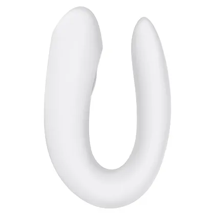 Vibrator Cuplu Satisfyer Double Joy Alb