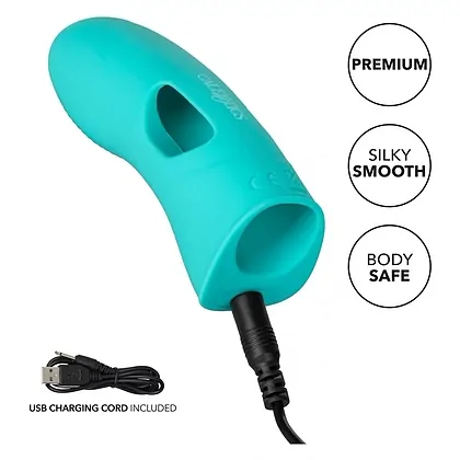 Vibrator Deget Silicone Marvelous Tickler Turcoaz