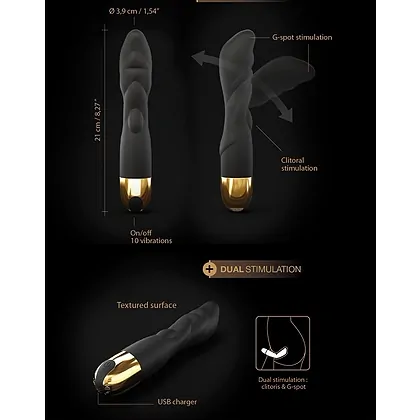 Vibrator Dorcel Flexi And Joy Negru