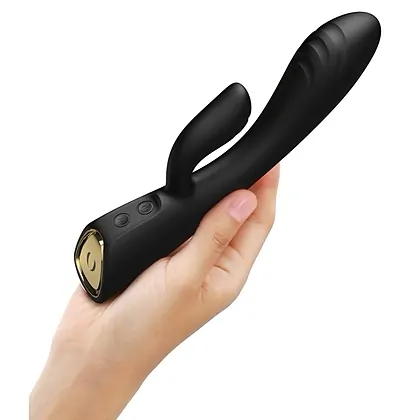 Vibrator Dorcel Flexi Rabbit Heating Negru