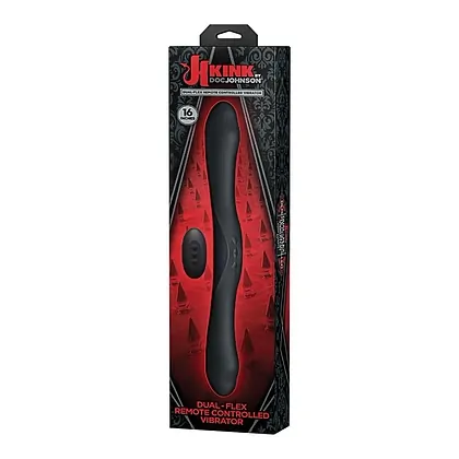 Vibrator Dual-Flex Silicone Negru