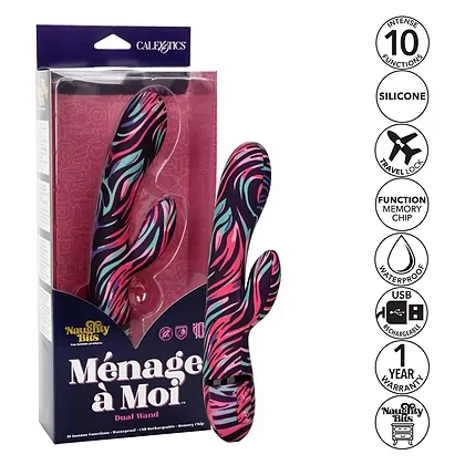 Vibrator Dual Wand Menage A Moi Multicolor