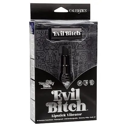 Vibrator Evil Lipstick Negru