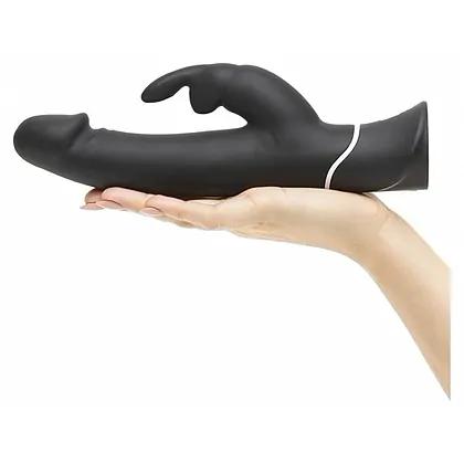 Vibrator Happy Rabbit Realistic Negru