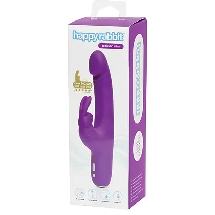 Vibrator Happy Rabbit Realistic Slim Mov