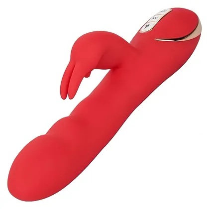 Vibrator Heated Ultra-Soft Rabbit Rosu