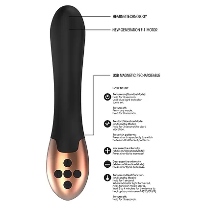 Vibrator Heating Posh Negru