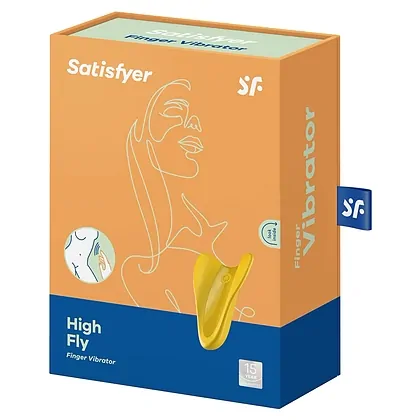 Vibrator High Fly Finger Satisfyer Galben