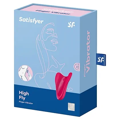 Vibrator High Fly Finger Satisfyer Rosu