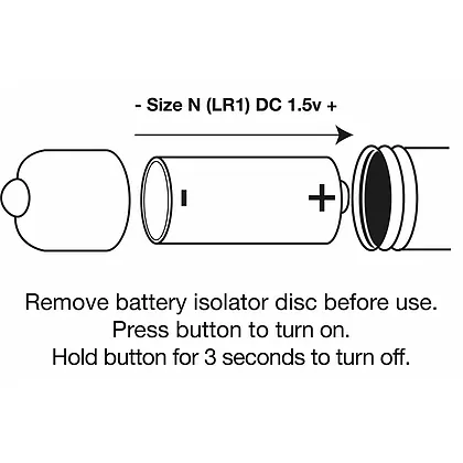 Vibrator Mic Rocks-Off For Love Argintiu