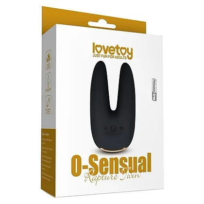 Vibrator O-Sensual Rapture Twin Negru