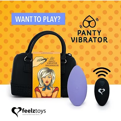 Vibrator Pentru Chilotei cu Telecomanda Feelztoys Mov