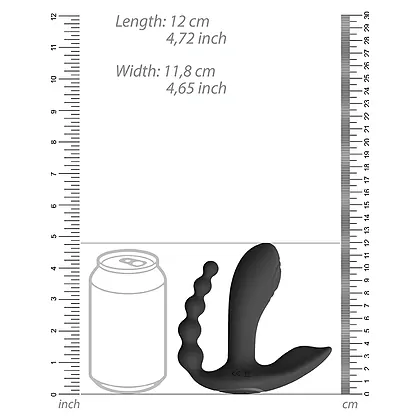 Vibrator Pulse Wave And Vibrating Dubla Actiune Negru