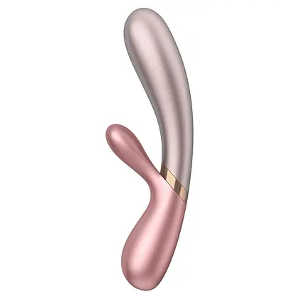 Vibrator Rabbit Hot Lover Heat Silicon 19.9 cm Roz