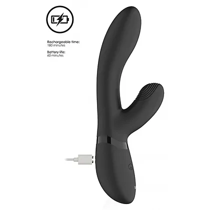 Vibrator Rabbit Kyra Pulse Negru