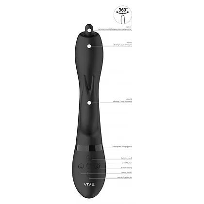 Vibrator Rabbit Nilo Negru