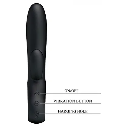 Vibrator Rabbit Pretty Love Elmer Negru