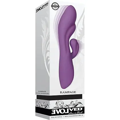 Vibrator Rabbit Rampage Silicon 19 cm Mov