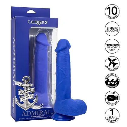 Vibrator Realistic Captain 8 Albastru