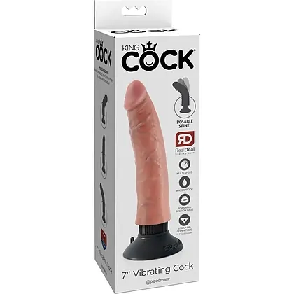 Vibrator Realistic Flexibil 17.8cm