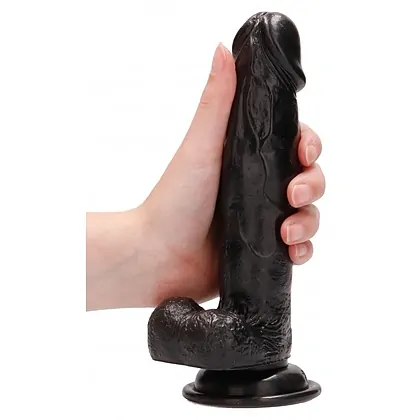 Vibrator Realistic Penis 20cm Negru