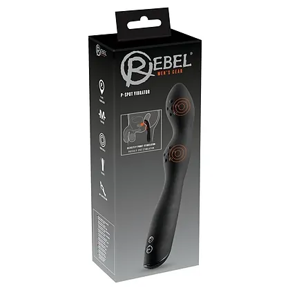 Vibrator Rebel P-Spot Negru