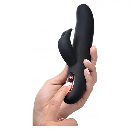 Vibrator Royal Rabbits Bling Bunny Flexing Negru