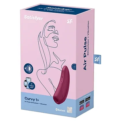 Vibrator Satisfyer Curvy 1 Plus Rosu